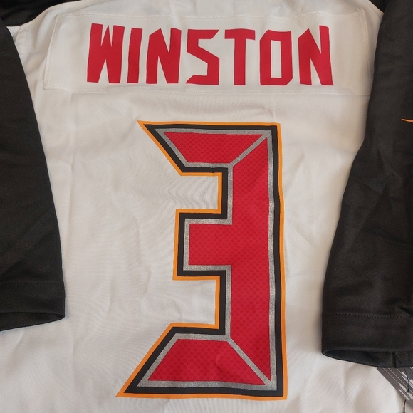 Nike Tampa Bay Buccaneers Jersey Mens Size M Jameis Winston #3 On Field White - Picture 8 of 10